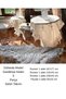 Living Room Set 5 Pieces Linen French Lace Borderless Runner-Runner Set Dowry Living Room Set Gülse