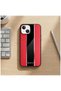 Apple iPhone 13 Compatible Case Premium Leather Case Red - 4