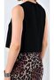 Women's Crew Neck Front Tie Lace Detailed Knitwear Cardigan - 3