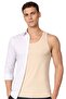Skin Color Modal Cotton Men's Undershirt 2-Piece Set - 2