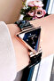 Triangle Case Gift Black-Rose Color Women's Watch - Steel Band Japanese Machine Special Stylish Boxed Dkby2056C2 - 2