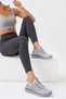 Women's Laceless Sneaker Lightweight Comfortable Casual Sports Shoes Gray - 2