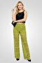 Women Regular Fit Eyelet Palazzo Pants, Green - 3