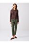 Brown Round Neck Long Sleeve Button Detailed Knitwear Cardigan - 2
