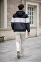 Men's Comfort Fit Patterned Loose Fit Smoked Raincoat & Windbreaker - 6
