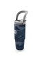 Camouflage Patterned Thermos with Straw and Direct Drinking Steel Cup 900 ml 38742 - 4
