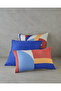 Julia Polyester Padded Cushion, Navy Blue - 3