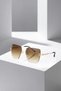 Uv400 Protection Crystal Square Women Sunglasses Brown Gold Color Plg-2061C2