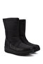 Black Round Toe Zippered Women's Snow Boots 52420 - 3