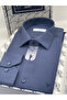 Classic Long Sleeve Oxford Gift Boxed Easy-Iron Men's Shirt Fs-001254 - Navy Blue - 6