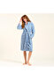 Solid Blue Bathrobe - 2
