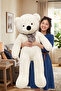 100 Cm Papyonlu Peluş Ayı - 6