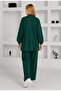 PLUS SIZE CREPE SUIT WITH JACKET AND TROUSERS - 8