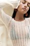 Culebra Back Low-Cut Beige Knitwear Dress - 6
