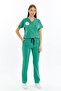 Spaniard - Operating Room Uniform Lycra Scrubs (Women) (Compliant with New Regulations - Frosty Spruce) (Set) - 5
