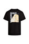 Nf0A8Gv0Jk31-M Half Dome-Graphic Te Black Round Regular Fit Printed Men's T-Shirt - 5
