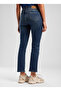 Dark Blue Women's Denim Pants 262 Lcf 121004 Susie Niloya Fix - 5
