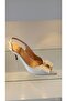 Genuine Leather Evening Dress Women's Shoes - 2