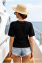 Unisex Short Sleeve Round Neck 2Cherries Love Printed Solid Color Tshirt - 2