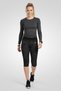 Women Crossfit Chase Capri Leggings, Black - 2