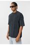 Washable Oversized T-Shirt with Metal Detail - 3