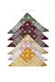 100% Cotton Original Large Discount Price of 4 6 Pieces Ethnic Patterned Bandanas - 2