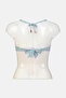 Women Printed Padded Bikini Top, Multicolor - 2
