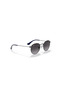 Unisex Blue-Black Organic (Uv) Glass Steel Closed Frame Oval - Round Sunglasses Rj9547S 201/8 - 4