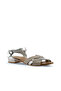 Beige Leather Women's Heeled Sandals 01Ws6106 - 2