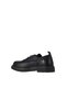 Men's Black Roman Leather Flat Shoes - 01mv9500 - 5