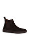 Brown Suede Women's Flat Boots 01Wf1804 - 3