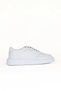 White Antique Leather Men's Sports Shoes 32Ma103