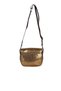 Bronze Glossy Leather Women's Crossbody Bag - 4