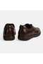 Men's Brown Desacomfort Lace-Up Leather Sports Shoes - 8