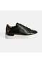Men's Black Lace-Up Leather Casual Shoes - 2