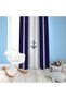 Sailor 904 White Rope Striped Anchor Children's Room Background Curtain Single Wing - 2