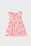 Patterned Short Sleeve Dress Baby Girl A0136A525Sm - 5