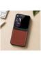 Oppo A60 Compatible Case Lens Leather Case Brown - 4