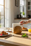 Bamboo Napkin Holder |   Natural and Decorative Tabletop Napkin Holder 4 X 4