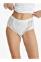 Women's Slip Panties Lace Private 1316 - White