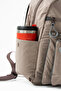 Sn 6002 Women's Shoulder Bag Handbag Water Resistant Parseut Fabric Sand - 5