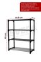 Sapphire Series - Teno 4-Tier Metal Shoe Rack - Organizer - Bookshelf - Flower Holder - 2
