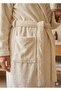 Hooded Bathrobe, Curly Bathrobe, 100% Cotton, Bath Sauna Bathrobe Women / Men Unisex Bathrobe - 4