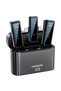 Set de 2 microfoane profesionale wireless Lavaliere, iPhone, Android, Tip C, Lightning