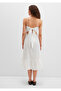 White Dress with Back Detail 1310804-70057 - 5