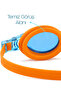 Set of 2 Swimming Goggles Fabric Cap Set Swimming Pool Sea Goggles Orange-Blue - 6