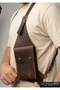 Corvex • Genuine Leather Holster • Men's Shoulder Bag • Handmade • Brown - 3