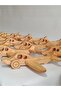 Wooden Toy Airplane Handmade Mentessori Retro Airplane - 5