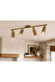 Zenta 4-Piece Decorative Antique Finish Movable Modern Chandelier & Sconce (Daylight Led Bulbs Included...)