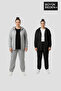 Women's Plus Size Zippered Hooded 3-Piece Set Thin Sweatshirt Cardigan - Comfortable Fit Spr26Bhrk960+2